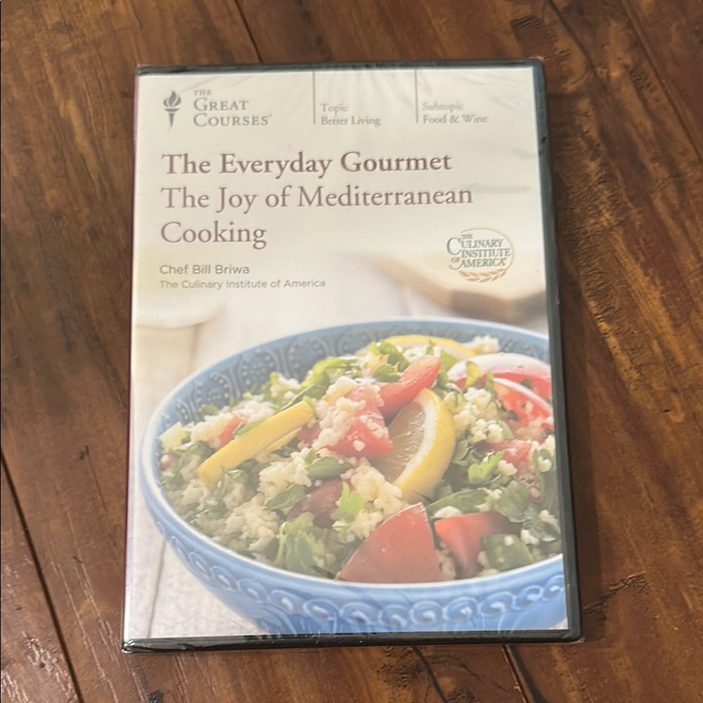 The Everyday Gourmet Joy of Mediterranean Cooking Great Courses NEW DVD